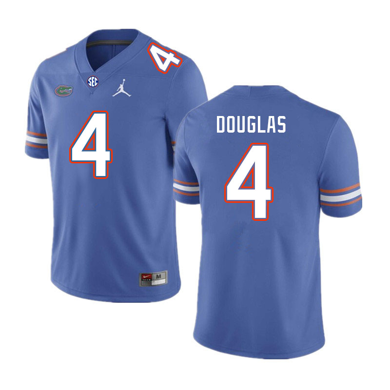 Men #4 Caleb Douglas Florida Gators College Football Jerseys Stitched Sale-Royal